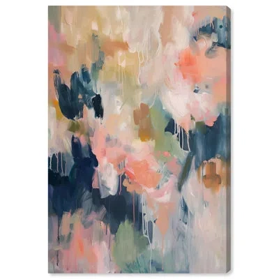 Art Remedy Blush Of Nature Canvas Colorful Pastel Art By  In Wrapped Canvas