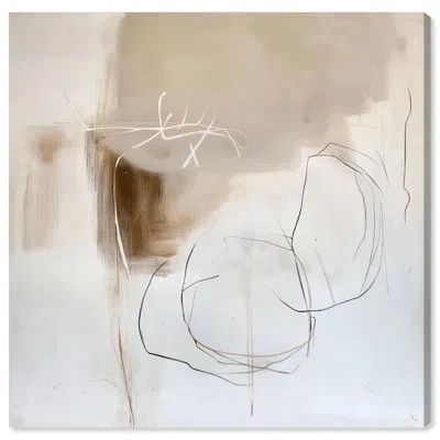 Art Remedy Boho Abstracts Canvas Beauty Of Less Ii In Does Not Apply,wrapped Canvas