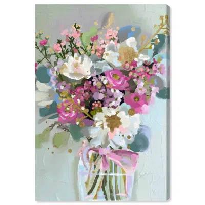 Art Remedy Bright Spring Floral Canvas Spring Floral Wall Art By  In Wrapped Canvas