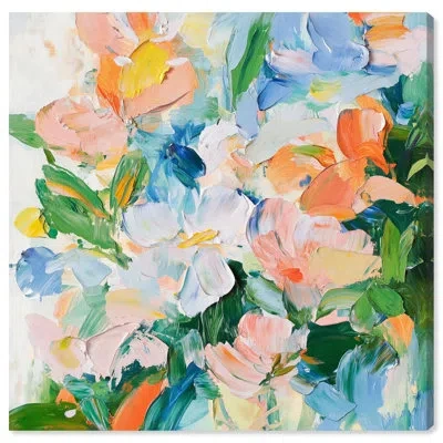 Art Remedy Bright Tropical Art Canvas In Wrapped Canvas