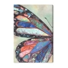 Art Remedy "butterfly Part I" Giclee Animals Canvas Art In Blue
