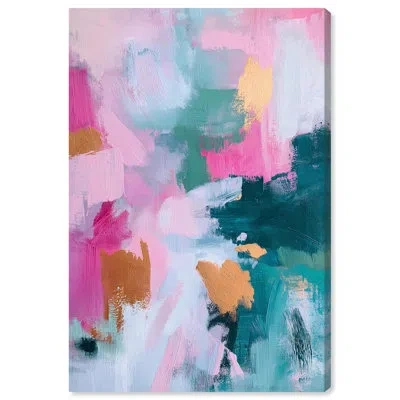 Art Remedy Canvas Of Whispers I Canvas Modern Color Abstract By  In Wrapped Canvas