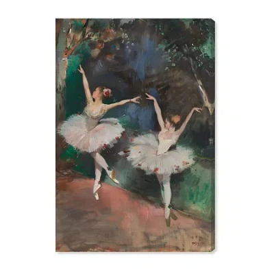 Art Remedy "classical Ballerinas" Giclee Music And Dance Canvas Art In White