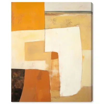 Art Remedy Clay And Canvas Ii Canvas Bright Cheerful Art By  In Wrapped Canvas