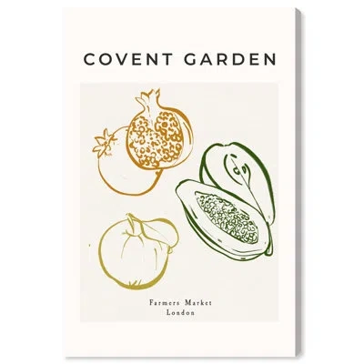 Art Remedy Covent Garden Fruits Tall Canvas Modern Kitchen Print By  In Wrapped Canvas