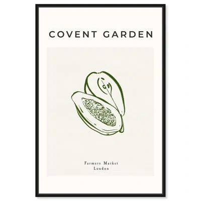 Art Remedy Covent Garden Papaya Canvas Modern Kitchen Print By  In Wrapped Canvas
