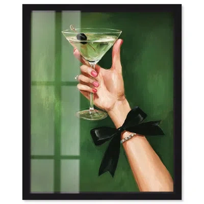 Art Remedy Curated Cocktail I Shadowbox Print Fashion Art Prints By  In Black