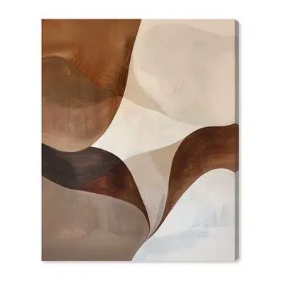 Art Remedy "dream Away Ii" Giclee Abstract Canvas Art In Brown