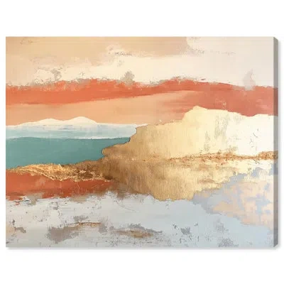 Art Remedy Earthy Abstracts Canvas In Wrapped Canvas