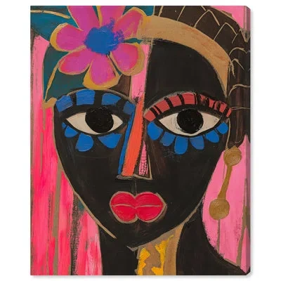 Art Remedy Face Of Nature Canvas Modern Portraits By  In Framed Wrapped Canvas,does Not Apply