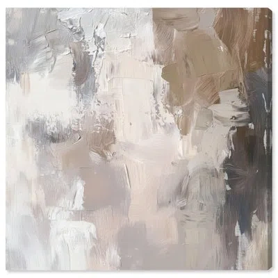 Art Remedy Faded Textured Ii Canvas By , Gold Frame In Wrapped Canvas,wrapped Canvas