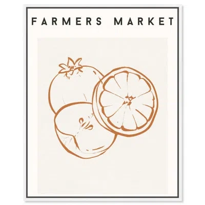 Art Remedy Farmers Market Canvas Boho Minimalist Kitchen Art By  In Wrapped Canvas