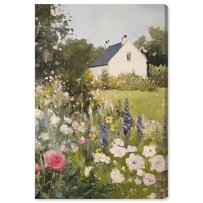 Art Remedy Floral Farmhouse Ii Canvas Nature Wall Decor By  In Frameless Painting,wrapped Canvas