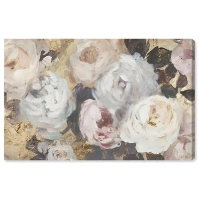 Art Remedy Flower Art Canvas In Wrapped Canvas
