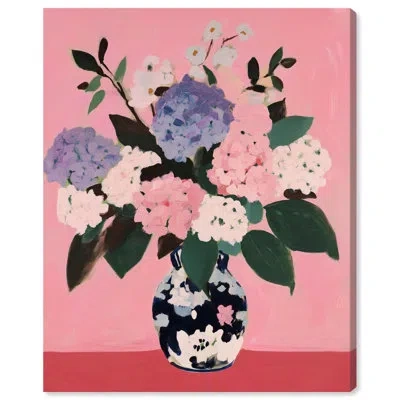 Art Remedy Flower Pot Dream I Canvas Modern Flower Vase By  In Wrapped Canvas
