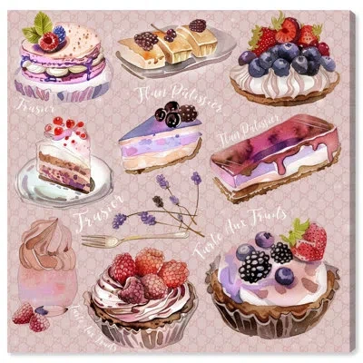 Art Remedy French Pastries Canvas Trendy Kitchen Art By  In Wrapped Canvas
