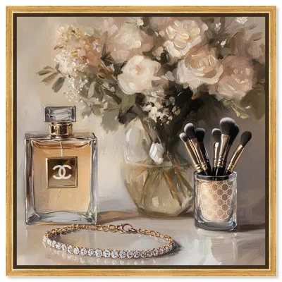 Art Remedy Gentle Elegant Pieces Canvas Print Fashion Floral Art By  In Gallery Wrapped