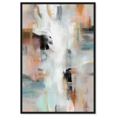 Art Remedy Gilded Mist Canvas Modern Wall Decor By  In Black,floater Frame