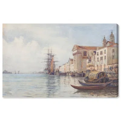 Art Remedy Giudecca Canal With Shipping Canvas Coastal Classic Art By  In Wrapped Canvas