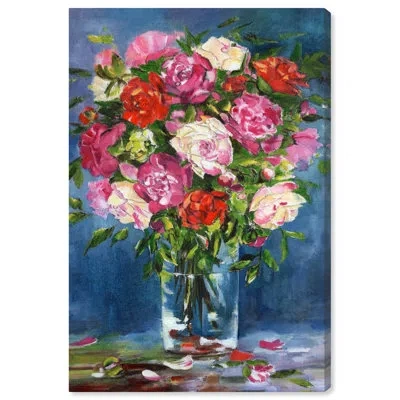 Art Remedy Give Me Flowers Canvas Spring Floral Wall Art By  In Wrapped Canvas