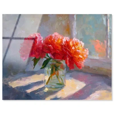 Art Remedy Glass Vase Ii Kitchen Art Acrylic Print By  In Pink