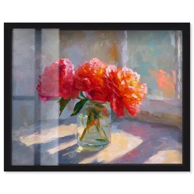 Art Remedy Glass Vase Ii Kitchen Art Shadowbox Print By  In Black