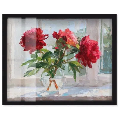 Art Remedy Glass Vase Iii Kitchen Art Shadowbox Print By  In Black