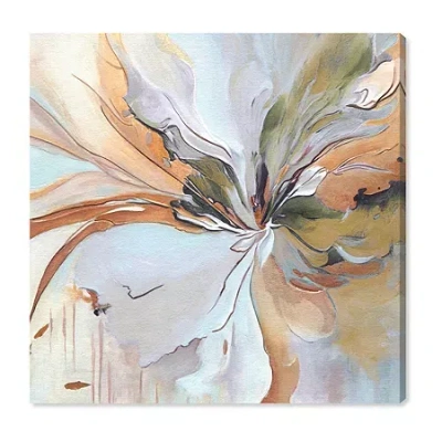 Art Remedy "golden Aesthetic" Giclee Abstract Canvas Art In Yellow