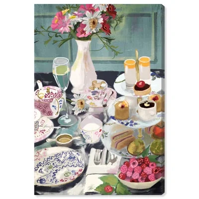 Art Remedy Help Yourself Dessert Canvas Modern Kitchen Print By  In Wrapped Canvas