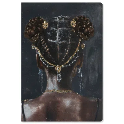 Art Remedy Her Favorite Hair Piece Canvas Glam Women Art By  In Wrapped Canvas