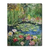 Art Remedy "impressionist Pond" Giclee Nature And Landscape Canvas Art In Green