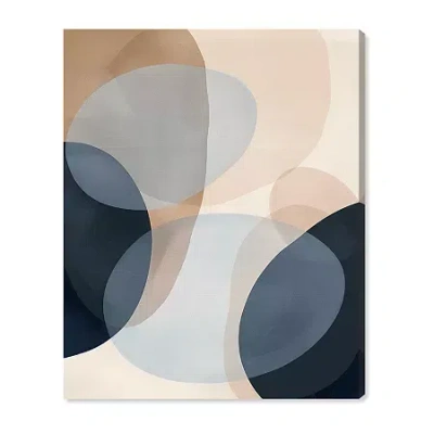Art Remedy "in My Thoughts" Giclee Abstract Canvas Art In Gray