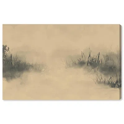 Art Remedy Into The Mist Canvas Vintage Illustration By  In Wrapped Canvas