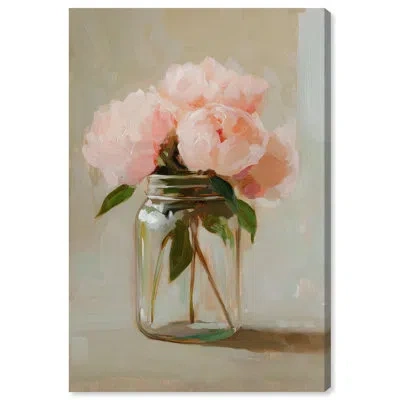 Art Remedy Jar Of Petals Canvas Nature Wall Decor By  In Frameless Painting,wrapped Canvas