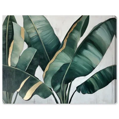 Art Remedy Jungle Jewel Jade I Canvas Costal Wall Art By  In Frameless Painting,wrapped Canvas