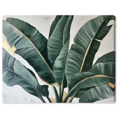 Art Remedy Jungle Jewel Jade Ii Canvas Costal Wall Art By  In Frameless Painting,wrapped Canvas