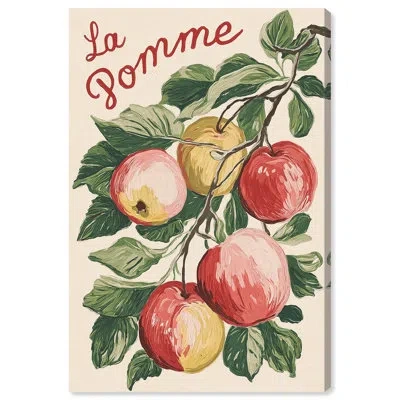 Art Remedy La Pomme Kitchen Decor Canvas Print By  In Gallery Wrapped