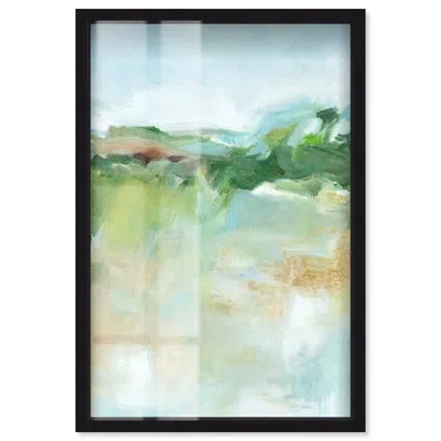 Art Remedy Light Over Fields - Ira Colmeva Shadowbox Abstract Oversized Print By , Black Frame, 44 X  In Multi