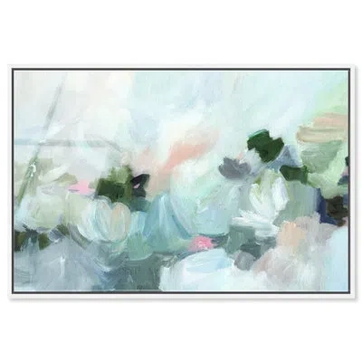 Art Remedy Light Remains - Ira Colmeva Framed Acrylic Abstract Oversized Print By , White Frame, 66 X In Multi