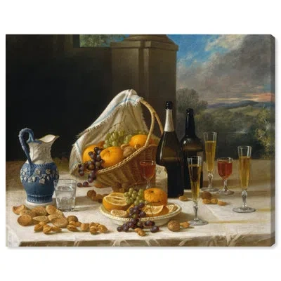 Art Remedy Luncheon Still Life Canvas Vintage Kitchen Wall Art By  In Wrapped Canvas