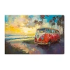 Art Remedy "memories At The Beach" Giclee Entertainment And Hobbies Canvas Art In Red