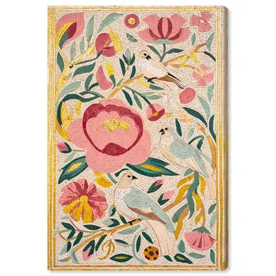 Art Remedy Messengers Of Peace I Floral Art Canvas Print By  In Gallery Wrapped