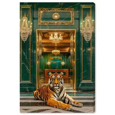 Art Remedy Modern Tiger Art Canvas In Wrapped Canvas