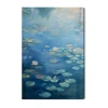 Art Remedy "morning Dew Panoramic" Giclee Classic And Figurative Canvas Art In Blue