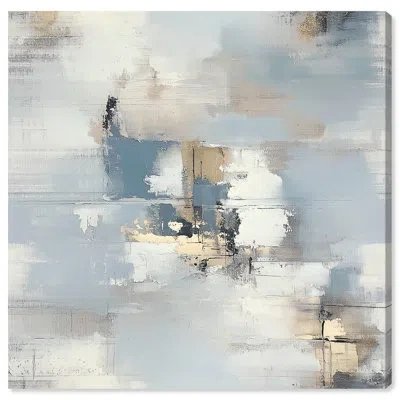 Art Remedy Morning Mist Over The Water Canvas By  In Wrapped Canvas,wrapped Canvas