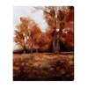 Art Remedy "november Landscape" Giclee Nature And Landscape Canvas Art In Brown
