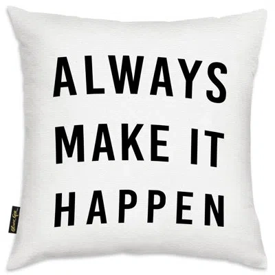 Art Remedy Oakledge Make It Happen Throw Pillow