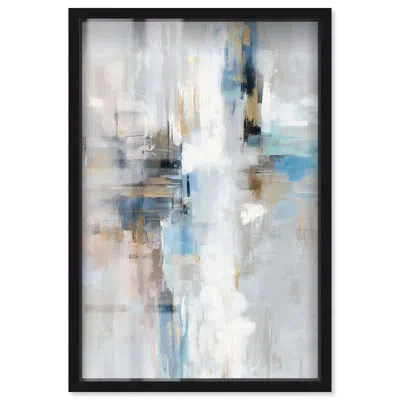 Art Remedy Ocean Spray I Shadowbox Print Green Abstract Art By  In Black