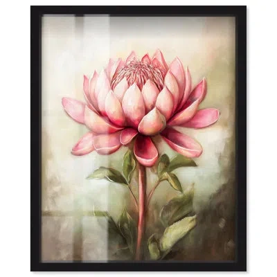 Art Remedy Petal Prism Protea I Shadowbox Print Spring Wall Decor By  In Black