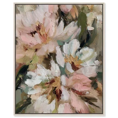 Art Remedy Pink Spring Farmhouse Art Canvas Print By  In Gallery Wrapped